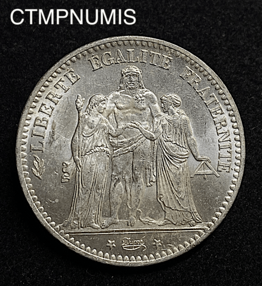 ,MONNAIE,5,FRANCS,ARGENT,HERCULE,1875,K,BORDEAUX,SPL,