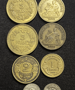 ,MONNAIE,MODERNE,LOT,8,MONNAIES,