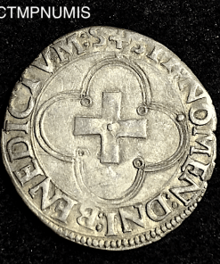 ,MONNAIE,ROYALE,DOUZAIN,CROISETTE,TOULOUSE,HENRI,II,
