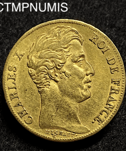 ,MONNAIE,20,FRANCS,OR,CHARLES,X,1825,