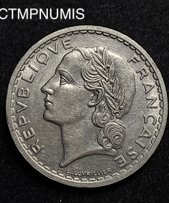 ,MONNAIE,5,FRANCS,LAVRILLIER,1938,NICKEL,
