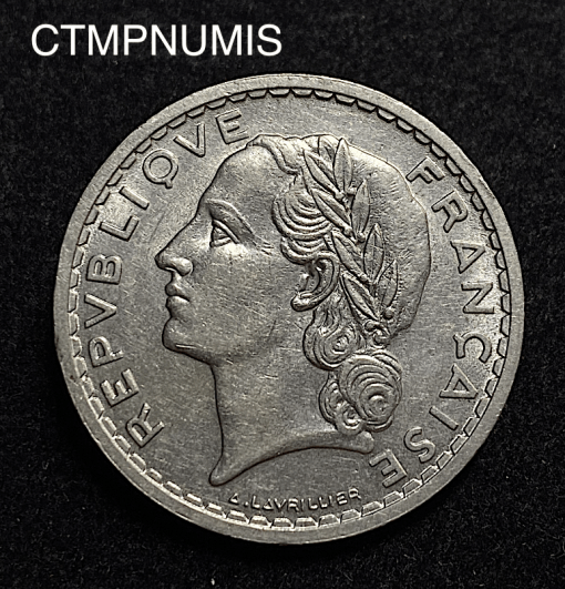 ,MONNAIE,5,FRANCS,LAVRILLIER,1938,NICKEL,