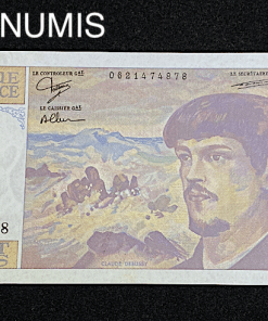 ,BILLET,20,FRANCS,DEBUSSY,1989,