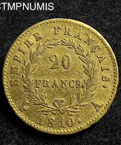 ,MONNAIE,EMPIRE,20,FRANCS,OR,NAPOLEON,1810,