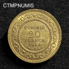 ,MONNAIE,TUNISIE,20,FRANCS,OR,1904,