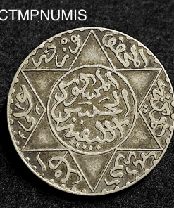 ,MONNAIE,MAROC,2,1/2,DIRHAM,ARGENT,1299,PARIS,
