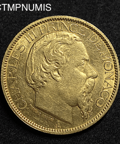 ,MONNAIE,MONACO,100,FRANCS,OR,1882,