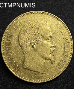 ,MONNAIE,EMPIRE,100,FRANCS,OR,NAPOLEON,1856,