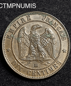 ,MONNAIE,EMPIRE,10,CENTIMES,NAPOLEO,1864,STRASBOURG,