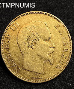 ,MONNAIE,EMPIRE,100,FRANCS,OR,NAPOLEON,1855,