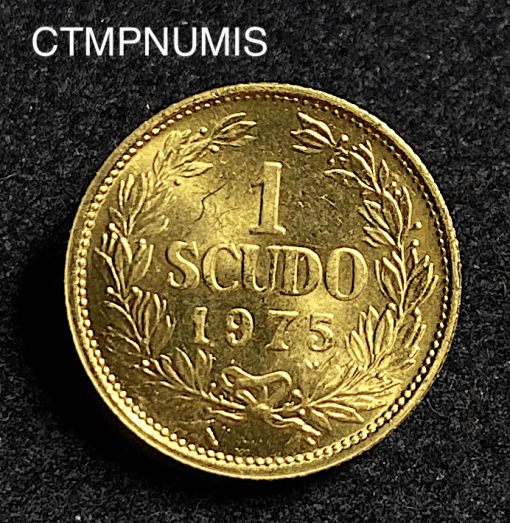 ,MONNAIE,SAN,MARINO,1,SCUDO,OR,1975,