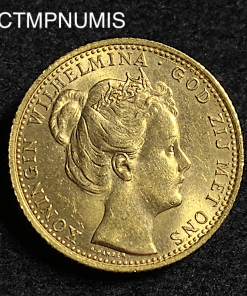 ,MONNAIE,PAYS,BAS,10,GULDEN,OR,1898,