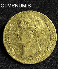 ,MONNAIE,40,FRANCS,OR,NAPOLEON,CONSUL,AN,XI,