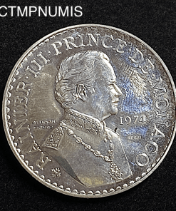 ,MONNAIE,MONACO,50,FRANCS,ARGENT,1974,