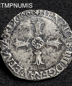 ,ROYALE,1/4,ECU,ARGENT,HENRI,IV,1600,LA,ROCHELLE,