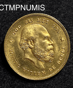 ,MONNAIE,PAYS,BAS,10,GULDEN,OR,1885,