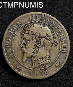 ,MONNAIE,SATIRIQUE,NAPOLEON,III,SUR,10,CENTIMES,