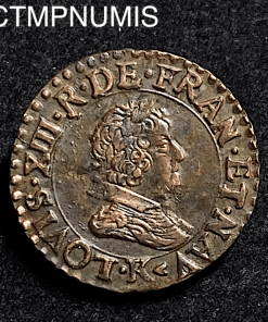 ,ROYALE,DOUBLE,TOURNOIS,LOUIS,XIII,1628,K,BORDEAUX,
