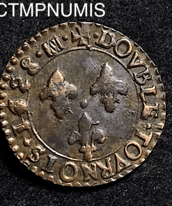 ,ROYALE,DOUBLE,TOURNOIS,LOUIS,XIII,1628,K,BORDEAUX,