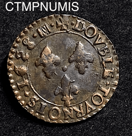 ,ROYALE,DOUBLE,TOURNOIS,LOUIS,XIII,1628,K,BORDEAUX,