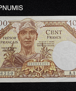,BILLET,100,FRANC,TRESOR,FRANCAIS,1947,