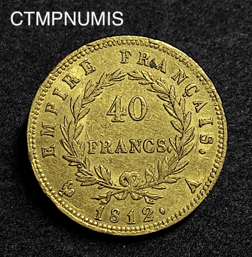 ,MONNAIE,EMPIRE,50,FRANCS,OR,NAPOLEON,1812,