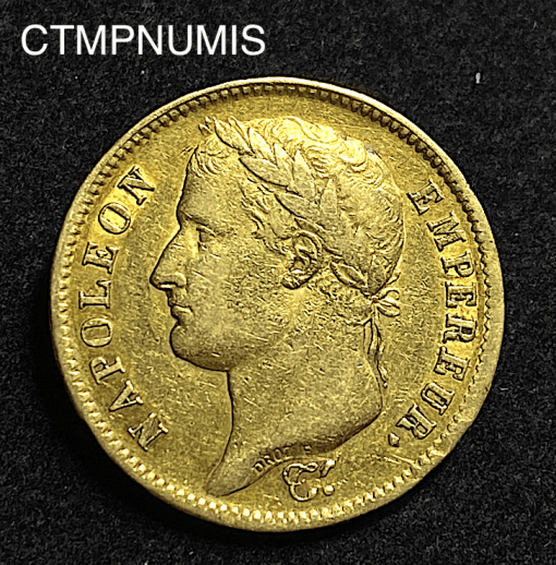 ,MONNAIE,EMPIRE,40,FRANCS,OR,NAPOLEON,1810,LILLE,