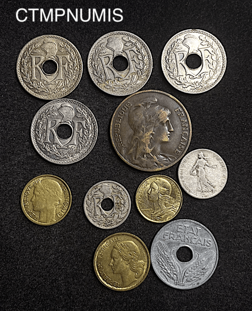 ,MONNAIE,FRANCAISE,LOT,LINDAUER,