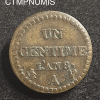,MONNAIE,UN,CENTIME,DUPRE,AN,8,