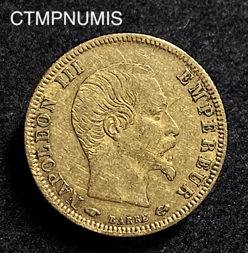 ,MONNAIE,5,FRANCS,OR,NAPOLEON,1860,