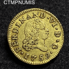 ,MONNAIE,ESPAGNE,1/2,ESCUDO,OR,1759,MADRID,