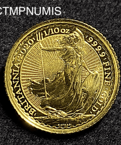 ,MONNAIE,ROYAUME,UNI,1/10,ONCE,OR,2020,