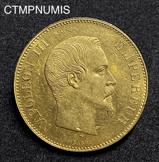,MONNAIE,EMPIRE,100,FRANCS,OR,NAPOLEON,1857,