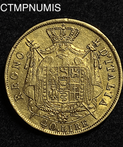 ,MONNAIE,ITALIE,40,LIRE,OR,1810,NAPOLEON,