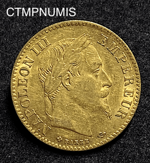 ,10,FRANCS,OR,NAPOLEON,1866,STRASBOURG,