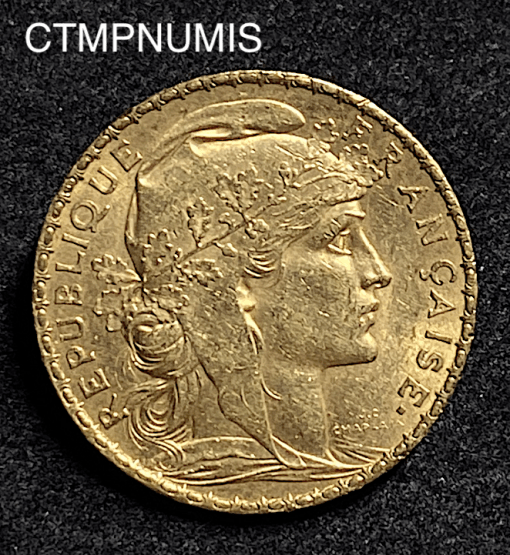 ,MONNAIE,20,FRANCS,OR,COQ,1899,