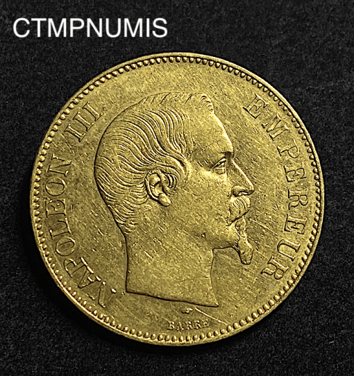 ,MONNAIE,EMPIRE,100,FRANCS,OR,NAPOLEON,1855,
