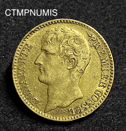 ,MONNAIE,CONSULAT,40,FRANCS,OR,BONAPARTE,AN,XI,