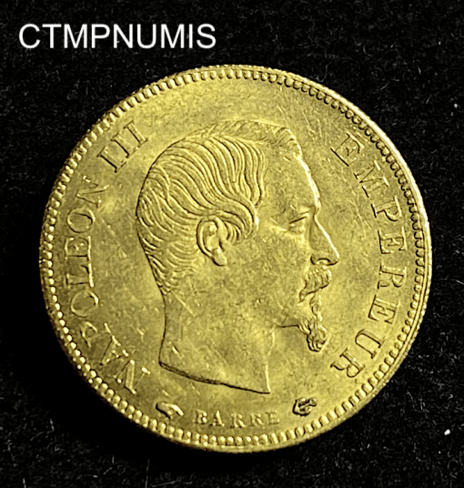 ,MONNAIE,10,FRANCS,OR,NAPOLEON,1857,