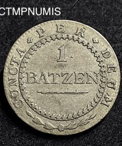 ,MONNAIE,SUISSE,BATZEN,SOLOTHURN,1722,