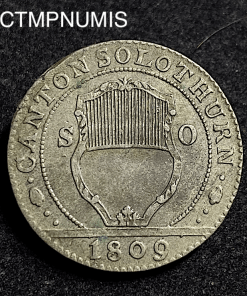 ,MONNAIE,SUISSE,BATZEN,SOLOTHURN,1722,