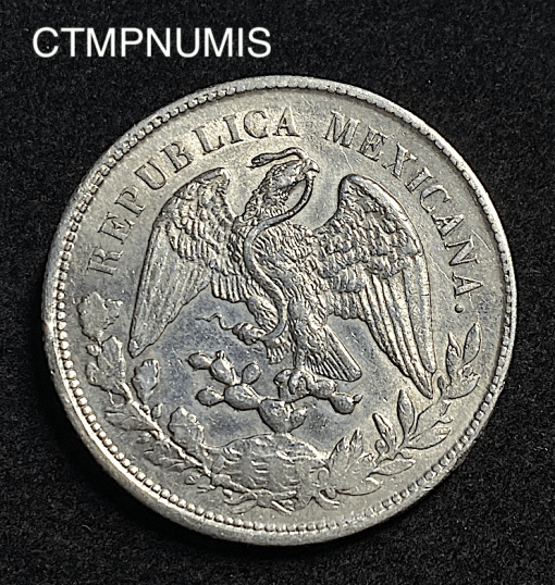 ,MONNAIE,MEXIQUE,8,REALES,ARGENT,1902,ZACATECAS,