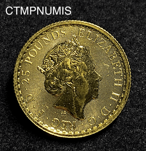 ,MONNAIE,ROYAUME,UNI,25,POUNDS,OR PUR,2021,