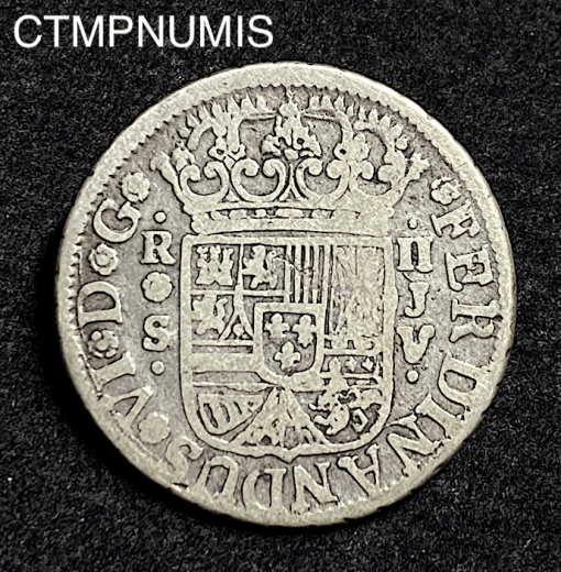 ,MONNAIE,ESPAGNE,2,REALES,1758,SEVILLE,