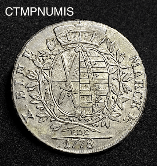 ,MONNAIE,SAXE,1,THALER,ARGENT,1778,