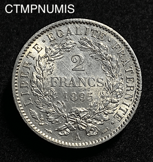 ,MONNAIE,2,FRANCS,ARGENT,CERES,1895,