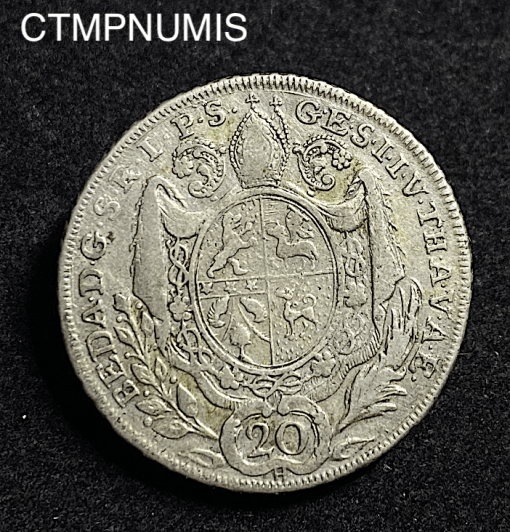 ,MONNAIE,SUISSE,20,KREUZER,SAINT,GALL,1774,