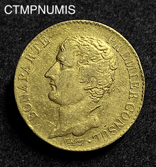 ,MONNAIE,CONSULAT,20,FRANCS,OR,NAPOLEON,AN,XI,