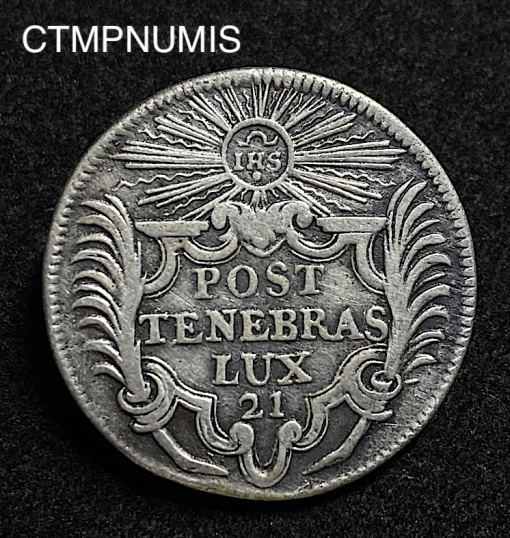 ,MONNAIE,SUISSE,21,SOLS,GENEVE,1710,
