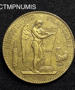 ,MONNAIE,100,FRANCS,OR,GENIE,1878,